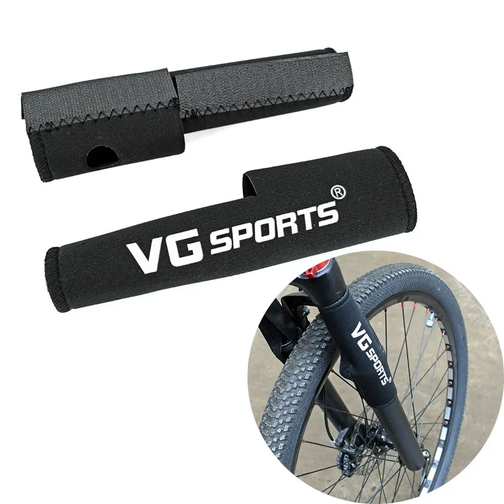1 Pair Road Bike Guard Front Fork Cover Protective Pad Frame Wrap