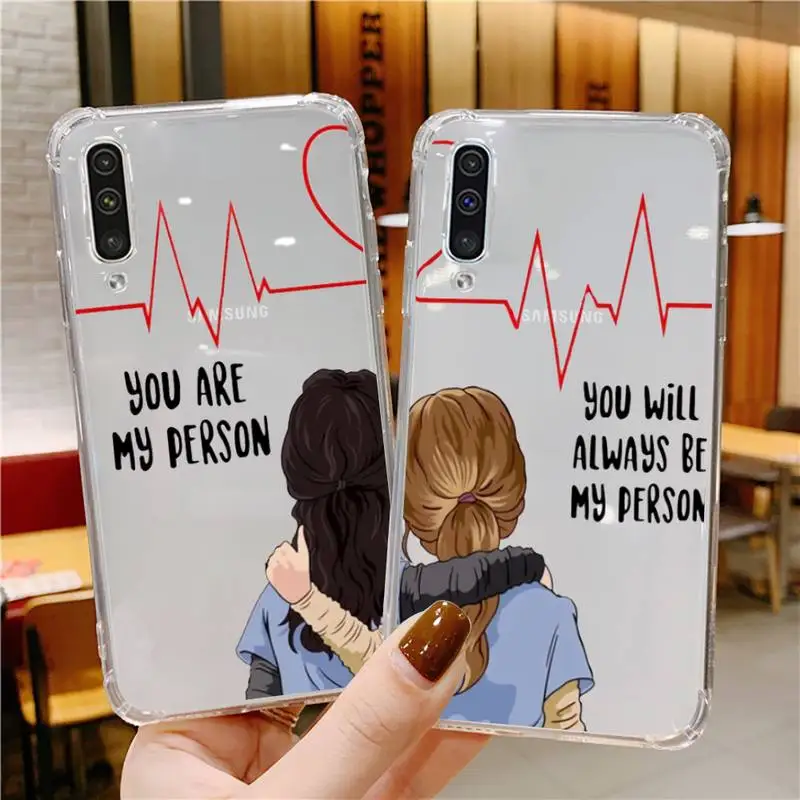 Greys Anatomy You're My Person Phone Case For Xiaomi Mi 11 Ultra Lite 10 Redmi Note 9 8 7 9a K30S K40 Pro Transparent Coque | Мобильные