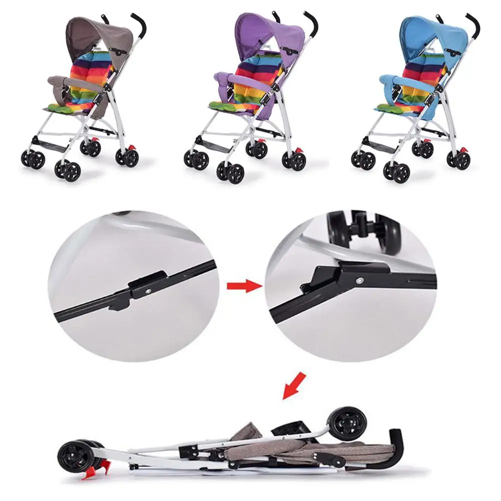LeadingStar легкая для Складывания Белья анти-hump амортизирующая дышащая детская коляска