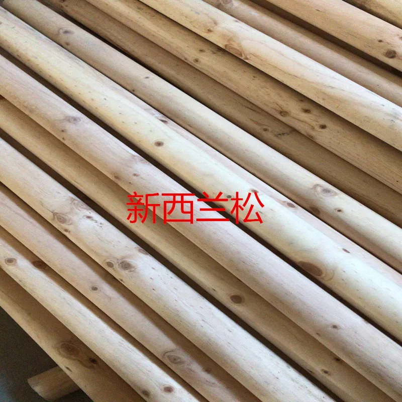 Эвкалиптовая деревянная палочка леса круглые палочки yuan mu tiao Pine круглые палочки твердая деревянная палочка антипригарная колонна Скелет Assem