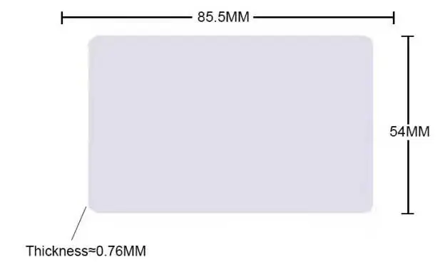 5 шт. EM4100 Tk4100 125 кГц 0,85 мм тонкие карты контроля доступа брелок RFID метки стикер брелок жетон кольцо Бесконтактный чип