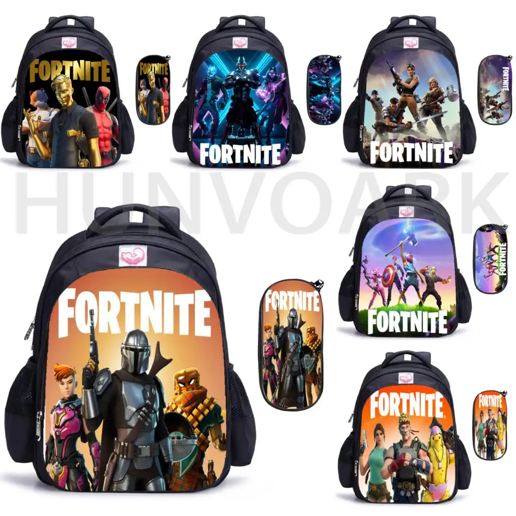 Детские школьные ранцы FORNITE для девочек и мальчиков легкий водонепроницаемый