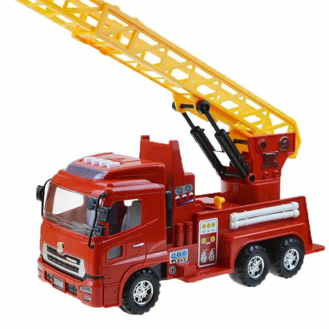 Construction Educational Toy Vehicles Model Plastic Inertia Truck Large Fire Trucks To The Boys Toys For Children Car Models