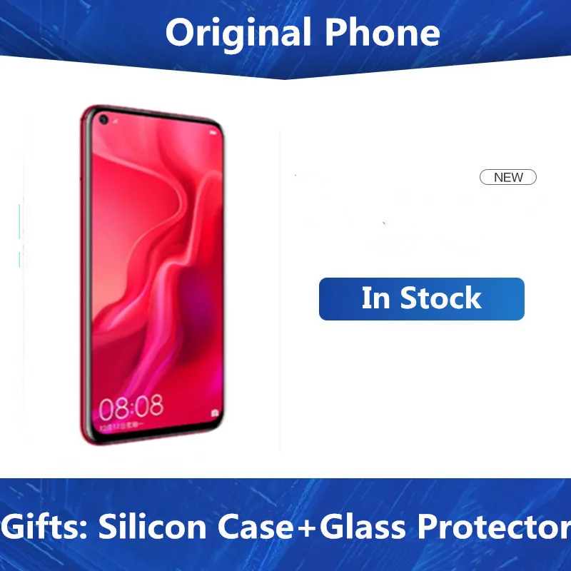 

In Stock HuaWei Nova 4 4G LTE Mobile Phone Kirin 970 Android 9.0 6.4" IPS 2310X1080 8GB RAM 128GB ROM 48.0MP Fingerprint