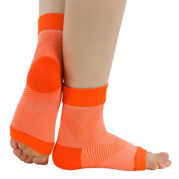 1 Paar Enkel Ondersteuning Fitness Compressie Enkel Protector Anti-Zweet Basketbal Voetbal Tennis Voeten Ondersteuning Wrap Enkelbrace