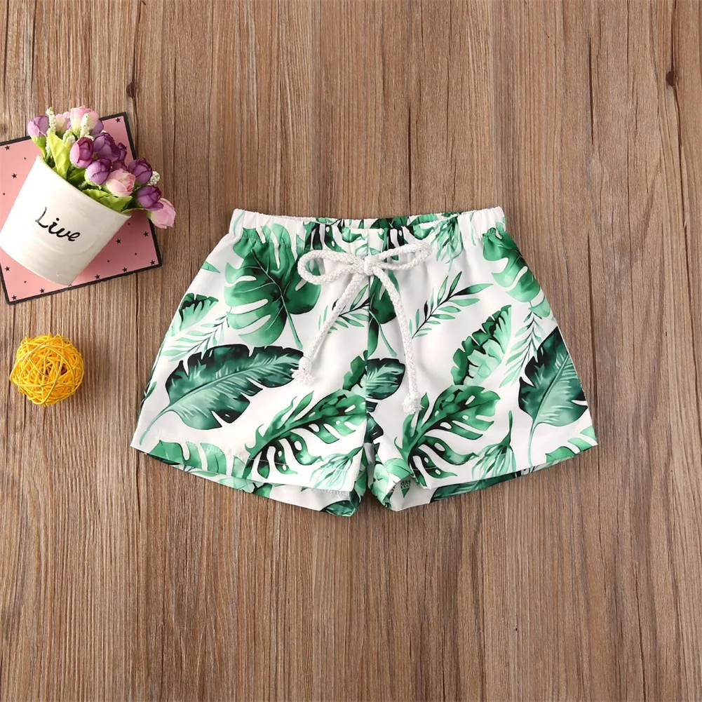 Купальные шорты для маленьких мальчиков и девочек быстросохнущие летние пляжные шорты для плавания 0-4 лет