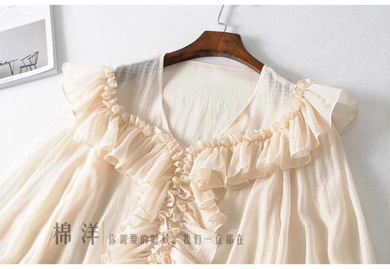 NiceMix Blusas Mujer De Moda гриб длинный рукав свободный перспективный длинный рукав рубашка Топ Блузка женская уличная
