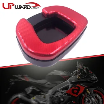 

For Aprilia RSV4 RR RSV 4 RF 2014-2018 TUONO 2011-2014 CNC Kickstand Foot Side Stand Extension Pad Support Plate Enlarge Stand