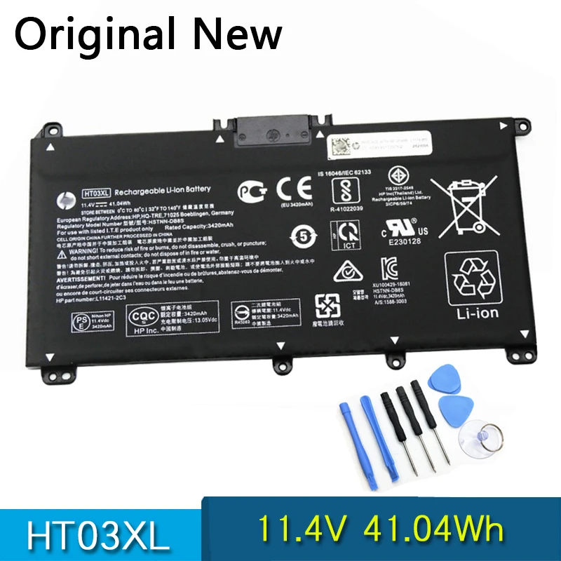 Original Battery HT03XL For HP Pavilion 14S-DP 14S-DK 14S-CR 17G-CR 15S-DY 15S-ER 15S-DU X360 Convertible 14-CD -DH 15-CW 15-DA |