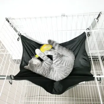 

Cat Hammock Soft Warm Fleece Hanging Bed Cat Mat Kitten Bed Pad Pet Cat Bed for Puppy Cats Sleeping Cage Hammock Pet Supplies