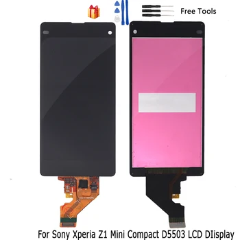 

For Sony Xperia Z1 Mini Compact D5503 LCD Display Touch Screen Digitizer Assembly For Sony Z1 Mini LCD Replacement With Frame