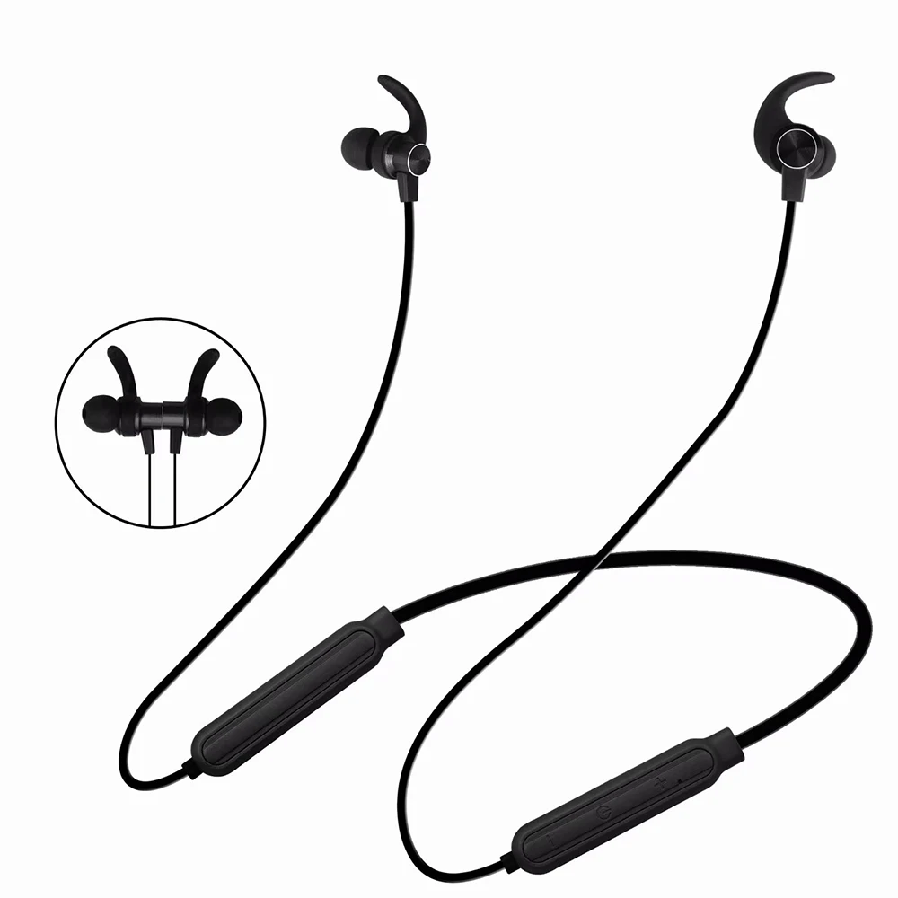 PunnkFunnk Bluetooth наушники Беспроводные 5 0 Магнитный шейный бас Стереонаушники