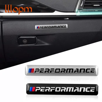 

1pcs 3D M Performance Car Interior Metal Sticker Car Logo Car Sticker Decal For BMW M 1 3 4 Mline Emblem x5 E53 Car Decoration
