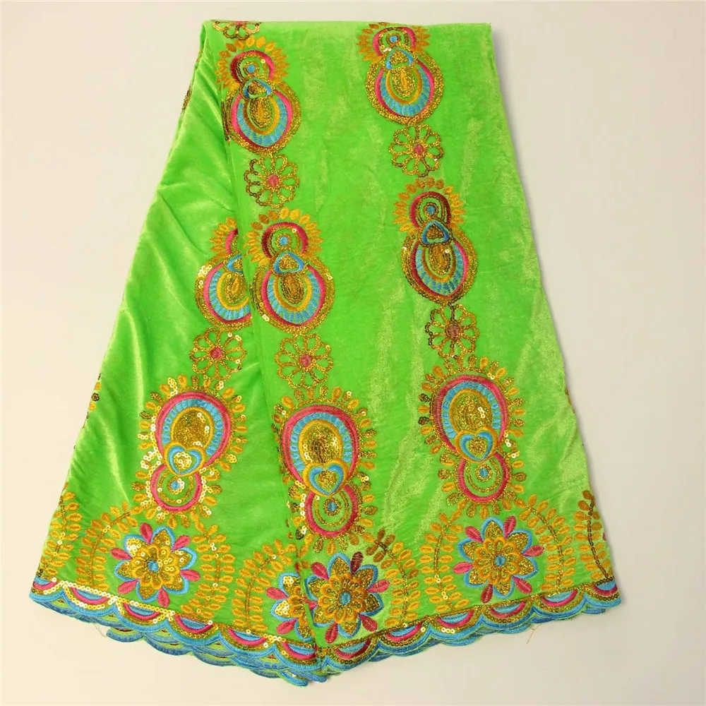 

Nigerian French Lace Fabrics African sequins velvet Tulle Lace Fabric High Quality African Lace green Wedding Fabric For Dress