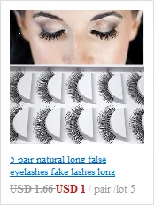 3pcs/set Magnetic eyelashes with Magnetic Eyeliner Eyelash applicator 3D natural false eyelashes Kit magnet false eye lashes