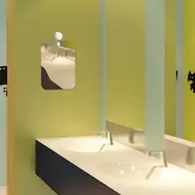 Противотуманное зеркало для душа, ванная комната, без противотуманных фар, зеркало для ванной комнаты, для путешествий, для мужчин, зеркало для бритья 13*17 см