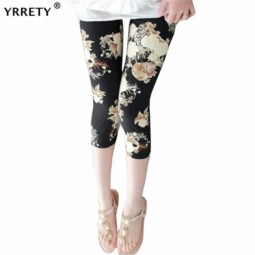 YRRETY Women Calf-Length Print Pants Women Capris High Waist Sexy Leggings Women Pantalones Soft Pants Women Summer Leggings YRRETY Women Calf-Length Print Pants Women Capris High Waist Sexy Leggings Women Pantalones Soft Pants Women Summer Leggings