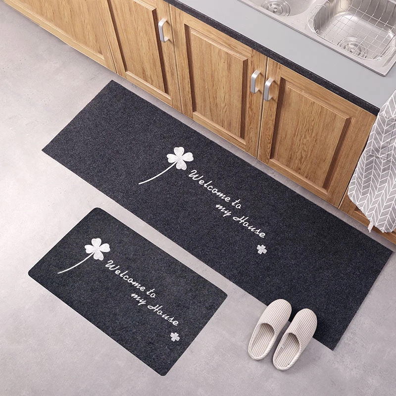 Buena Compra Alfombra larga antideslizante lavable para cocina, estera para entrada del baño, puerta estera dormitorio, sala de estar, alfombras de cabecera Erb1emyZWNw