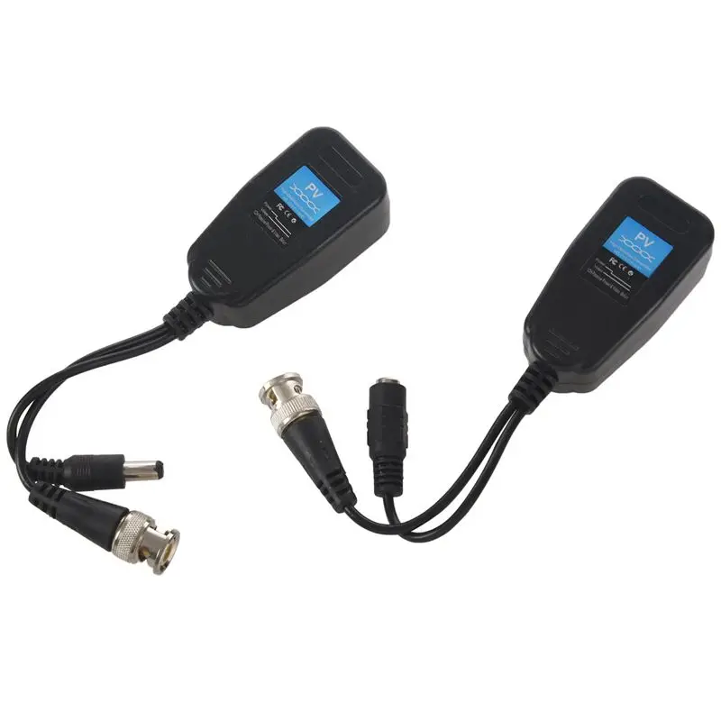 HD-CVI/TVI/AHD пассивный видеотрансмиттер с разъемом питания и RJ45 CAT5 1 пара |
