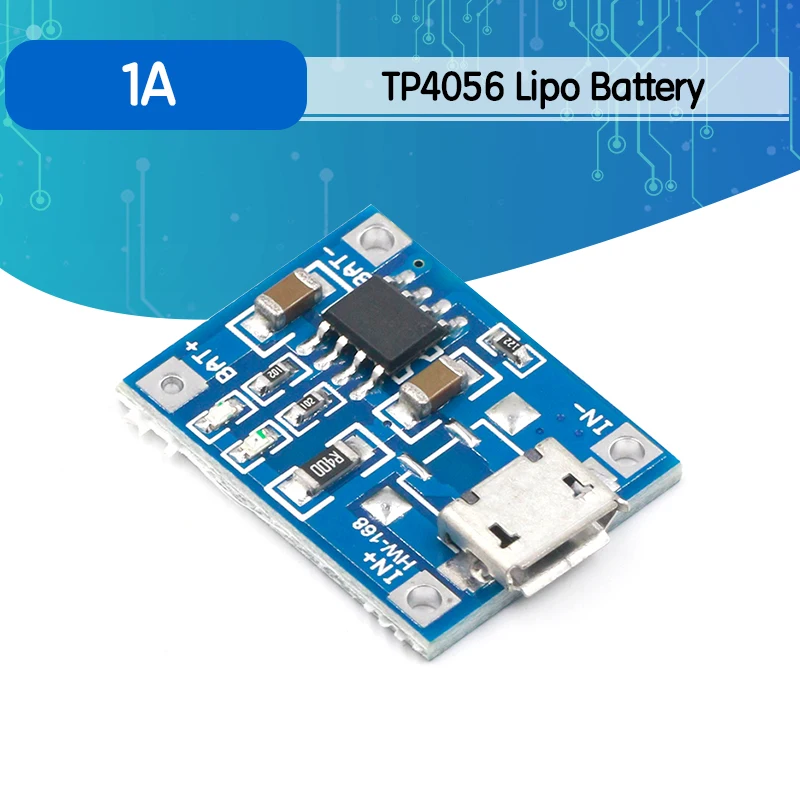 10 шт. 5 в 1A Micro USB 18650 литиевая батарея зарядное устройство Модуль + защита двойной
