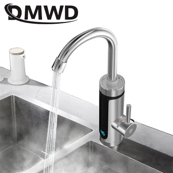 

3000W Temperature Display Instant Hot Water Heater Kitchen Instantaneous Tankless Electric Faucet Rapid Cold Heating Tap Shower