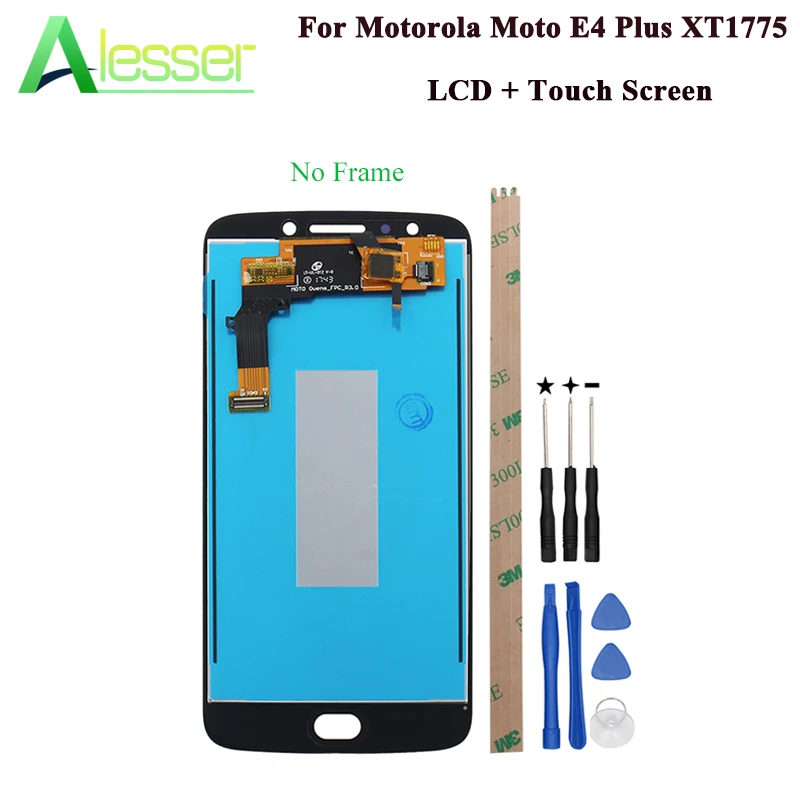 Alesser для Motorola Moto E4 Plus XT1775 XT1776 версия США ЖК дисплей и сенсорный экран 5 &quot замена в