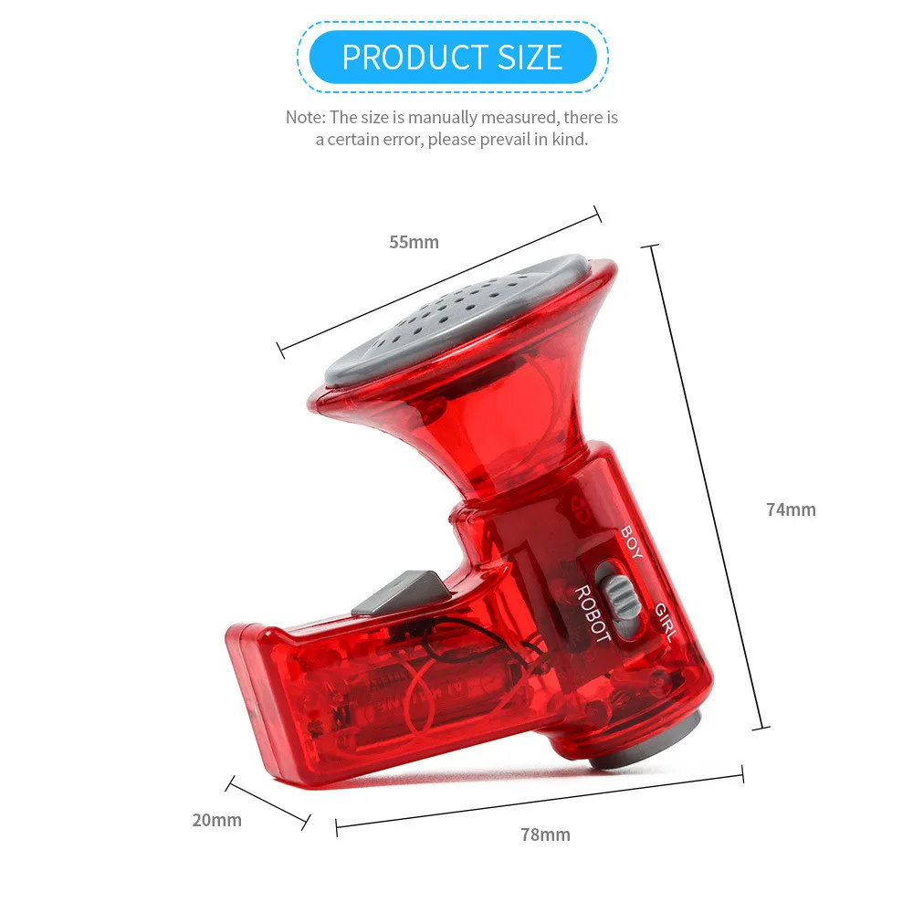 Funny Multi Voice Changer Amplifier 3 Different Voices Fun Toy Speaker Kids Gift Educational Toys For Children Kids Boy Girls