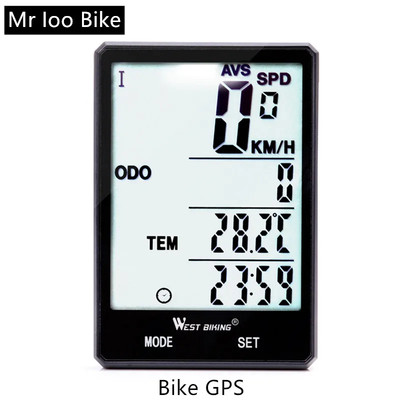 

bike computer bicycle wireless speedometer wired stopwatch mtb road 2.8 inch big screen led backlight bicycle computer gps bike