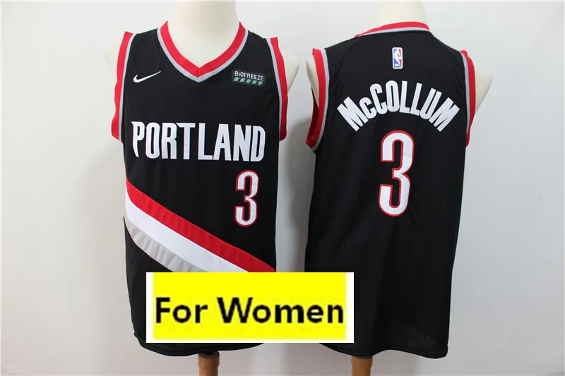 9 Сезон Женский baskeball Портленд#0 Damian Lillard#3 c. J. McCollum Майки - Цвет: 9