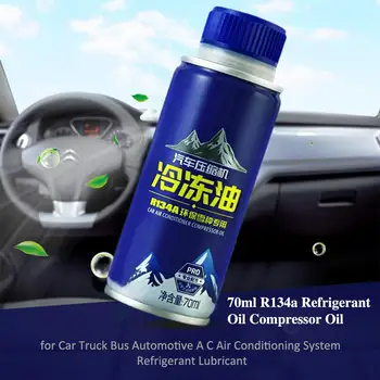 

R134a Refrigerant Oil Compressor Oil For Car Truck Bus Automotive A/C Air Conditioning System Safe Eco-friendly Cooling Agent