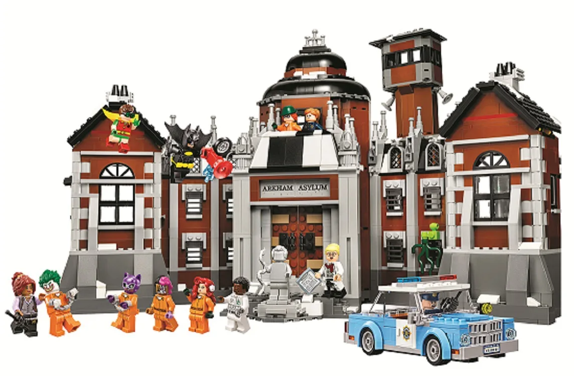 New Compatible Legoinglys Batman DC Comics Arkham Asylum Super Heroes Building Blocks Bricks Toys f