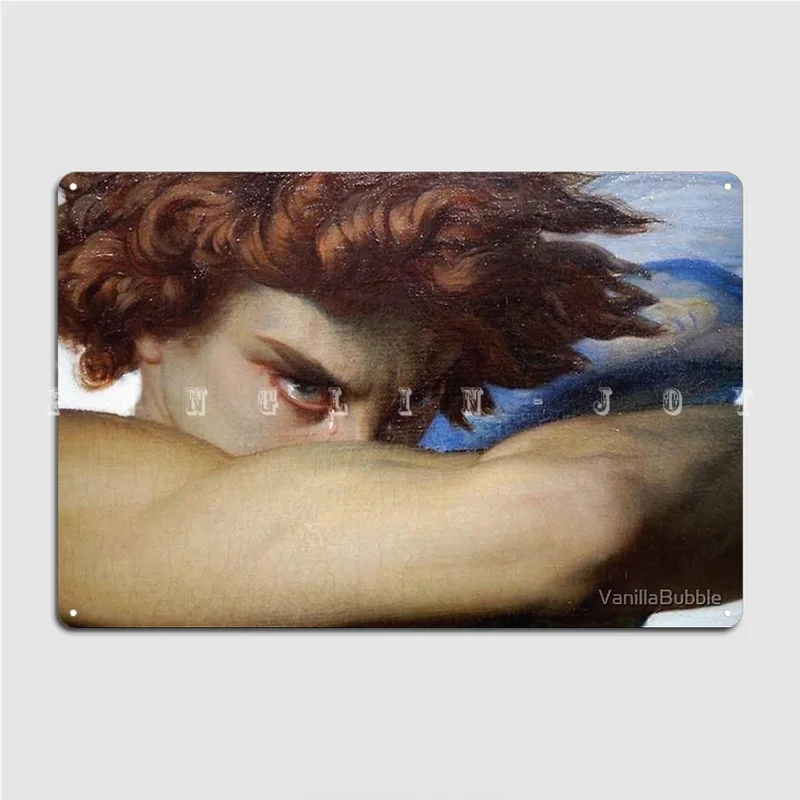 

Fallen Angel By Alexandre Cabanel Wood Plaque Poster Wall Cave Party Create Wall Decor Wooden Sign Poster