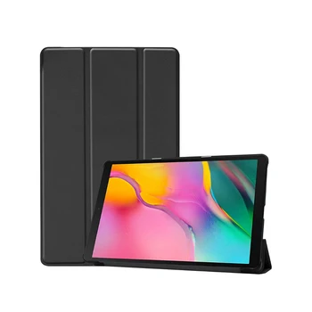 

T510 Pu Leather Tablet Protective Shell For Samsung Tab A 10.1 Flip Hand Holder Cover Case For Samsung Tab A 10.1 With Magnetic
