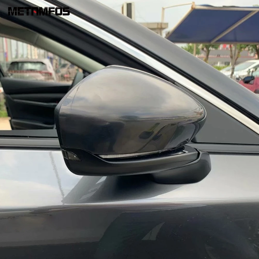 Для Mazda 3 M3 Axela седан заднего вида сбоку Дверь Зеркало Обложка отделкой из углеродного волокна внешние аксессуары стайлинга автомобилей