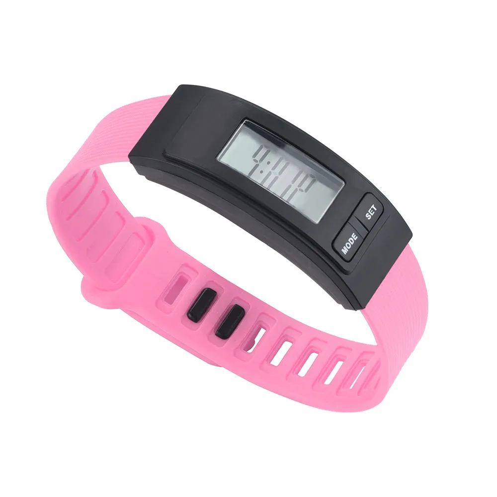 Спортивные часы для бега часы с шагомером браслет счетчик калорий цифровой ЖК-дисплей расстояние ходьбы relogio feminino цифровой