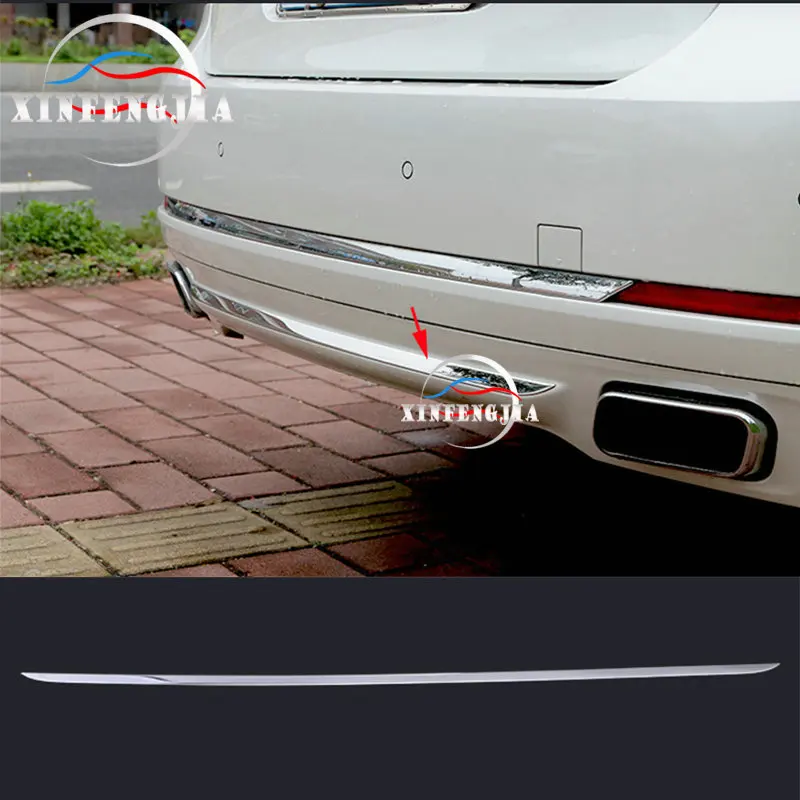 

For BMW 7 Series F01 F02 09-15 Stainless Rear bumper bottom cover trim Moulding