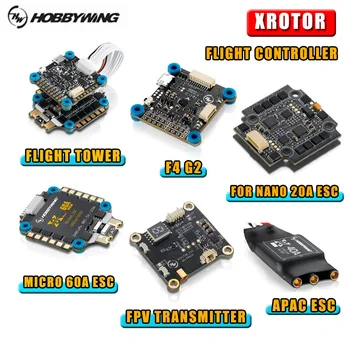 

Original Hobbywing Xrotor F4G2 / F4G3 Flight Controller & for Nano 20A/Micro 60A / APAC Brushless ESC 25/200mW Video Transmitter