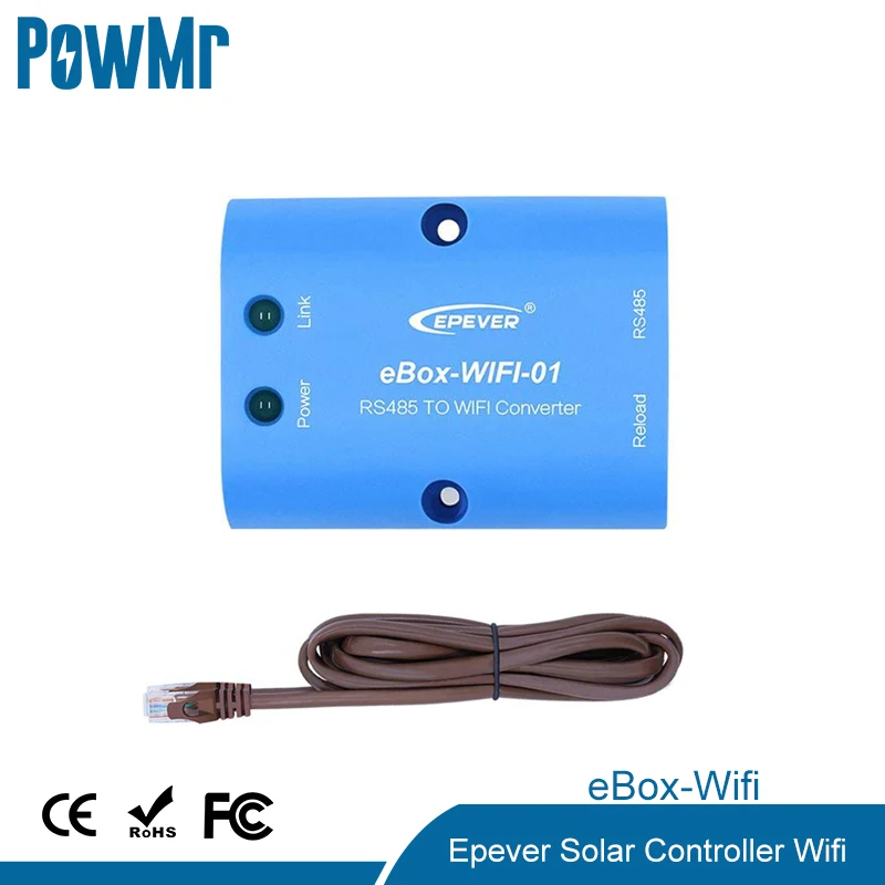 EPever eBox-WIFI-01 WIFI Serial Server RS485 to WIFI Support APP for EPsolar LS-B VS-A VS-BN Tracer-A Tracer-BN SHI