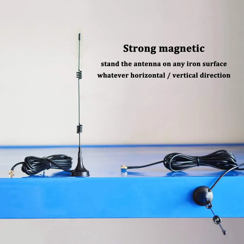 Удлинитель, магнитное крепление, сигнальная антенна, беспроводная, wifi, SMA 2,4 ГГц, 7dBi, wifi усилитель сигнала, беспроводная антенна, WLAN 5X диапазон