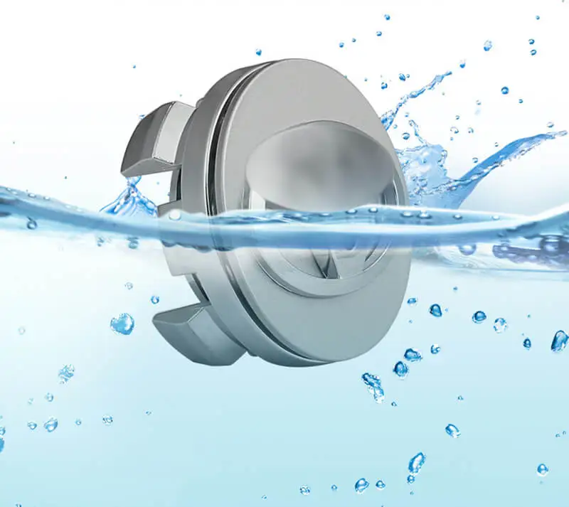 WATERPROOF SILVER TOYOTA FLOATING WHEEL CENTER CAPS