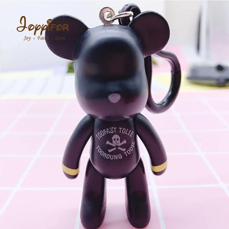 Joyifor Bearbricklys брелок с героями мультфильмов классические фигурки медведь автомобильный брелок Симпатичная детская Мишка сумка кулоны-куклы модель детского подарка