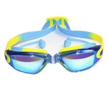Профессиональные силиконовые прозрачные плавательные очки для плавания для детей, УФ-защита от запотевания, спортивные очки для детей, очки для ушей