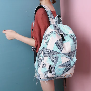

Women's Backpack Fashion Shoulder Bag Preppy Style Printing School Bags For Teenage Girlas Student Laptop Backpack