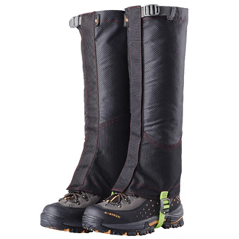 

1 Pair Waterproof Breathable Outdoor Hiking Walking Climbing Trekking Snow Legging Protect Leg Covers Black