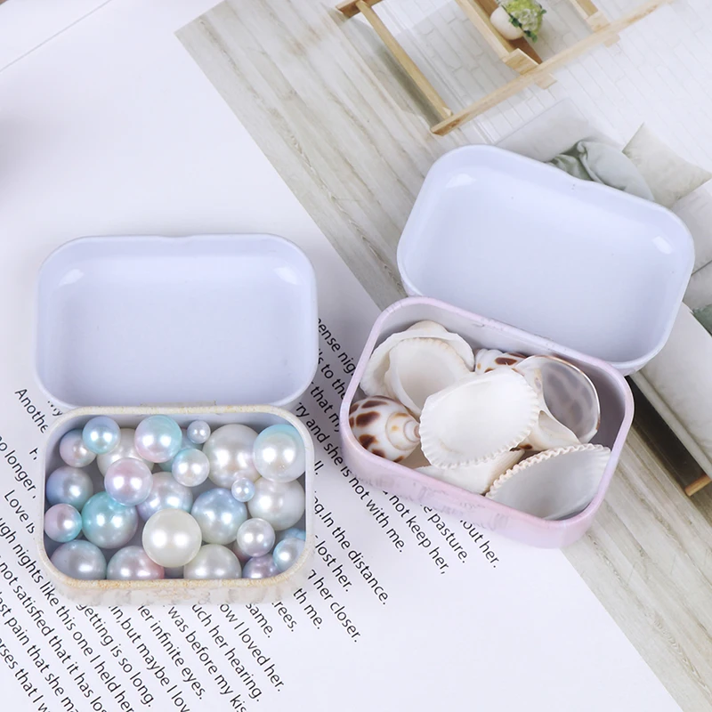Hot New Small Lavender Empty Tinplate Tin Tea Can Storage Box Organizer For Jewelry Candy Case Tinplate Tin Tea Can Organizer