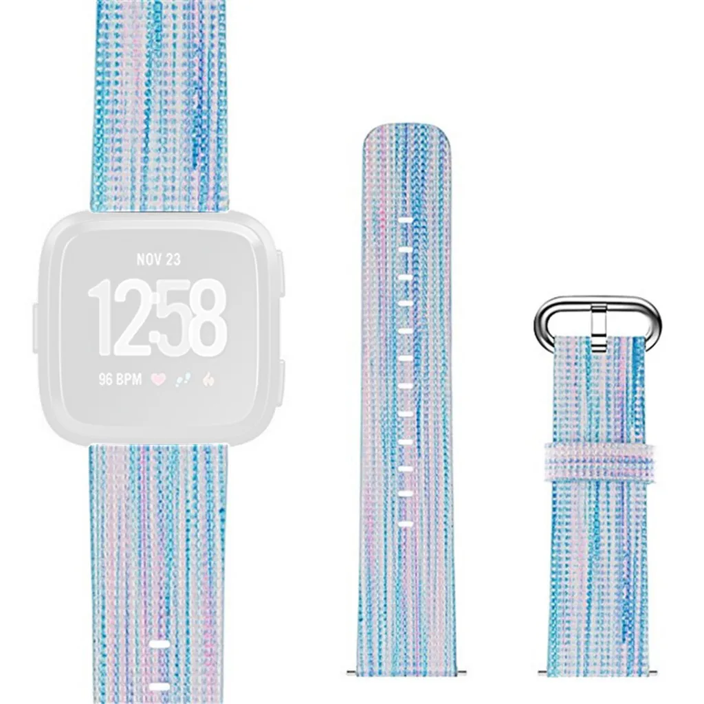 Легкий нейлоновый регулируемый ремешок для спортивных часов Fitbit Vers 2