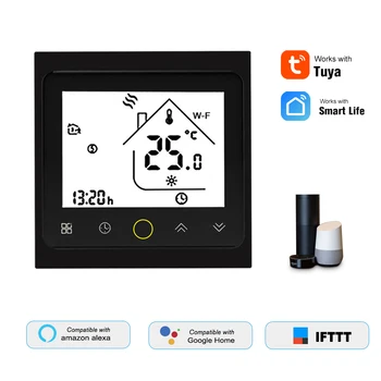 

Water Heating Thermostat Smart WiFi Digital Temperature Controller Tuya/SmartLife APP Control Voice Control 3A AC95-240V