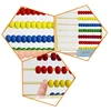 Wooden Abacus 10-row Colorful Beads Counting Kid Maths Learning educational toy 4
