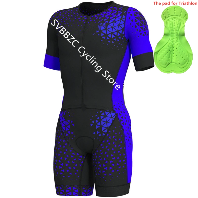 Мужской спортивный костюм для триатлона, спортивная одежда, Ropa Ciclismo Maillot, Быстросохнущий комплект одежды из Джерси для велоспорта - Цвет: 7-Pic Color