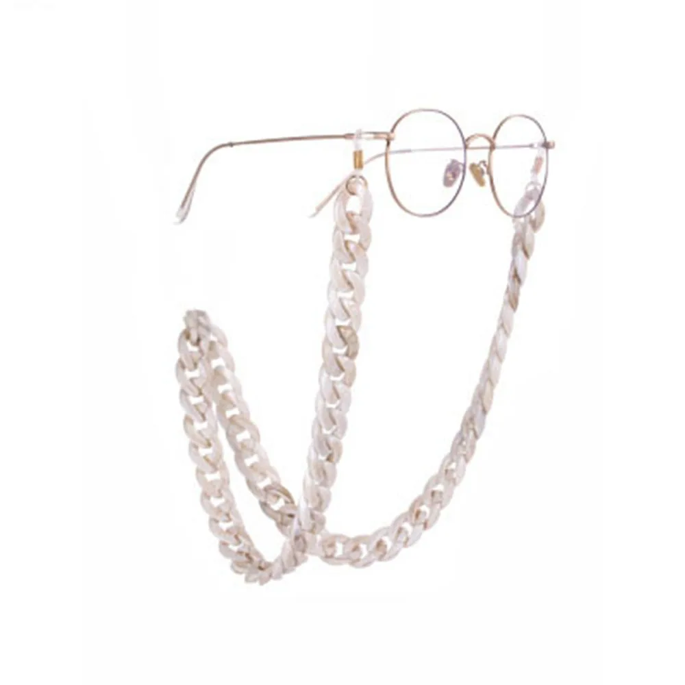 

Fashion Acrylic Reading Glasses Anti-slip Hanging Neck Chain Sunglasses Chain lanyard Glasses Chain Eyeglasses Strap